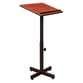 Portable Presentation Lectern Stand, Portable Podium, Cherry